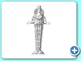 5.2.01-Escultura-Arcaica-Xoana-Artemisa de Efeso-Dibujo