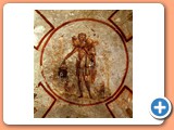 3.06-Pintura paleocristiana-El Buen Pastor -Catacumba de Calixto
