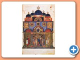 5.09-Arquitectura bizantina-Iglesia de los Santos Apostoles Constantinopla-Miniatura del Monje Jacobo